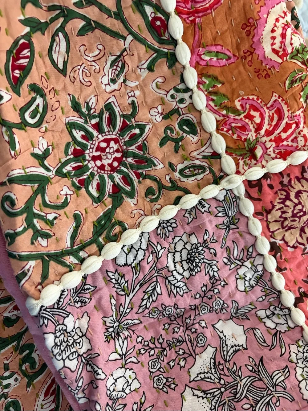 Boho Queen Size Duvet Cover & Shams - Patchwork
